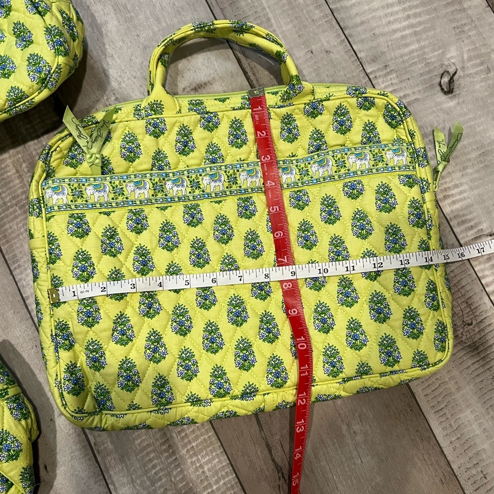 VERA BRADLEY Citrus Lime Elephant retired 2 piece set BIN AH - Picture 8 of 9